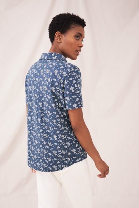 PENNY POCKET JERSEY SHIRT BLUE MULTI 3