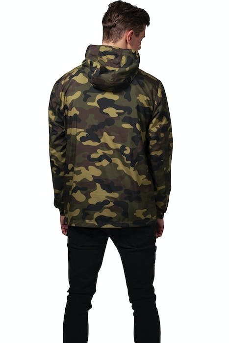 CAMO PULL OVER WINDBREAKER WOODCAMO 3