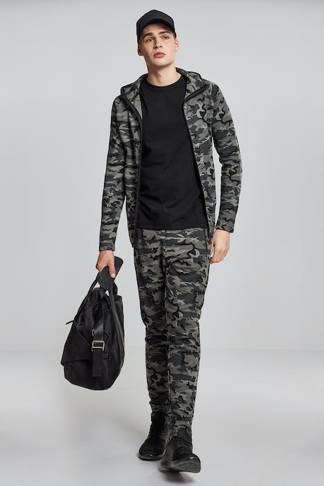 INTERLOCK CAMO ZIP JACKET DARK CAMO 4