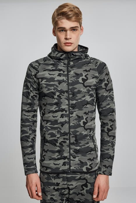 INTERLOCK CAMO ZIP JACKET DARK CAMO 2
