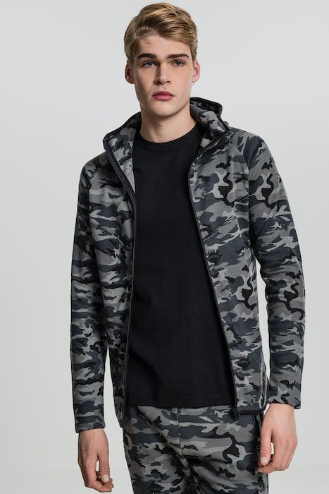 INTERLOCK CAMO ZIP JACKET DARK CAMO 5