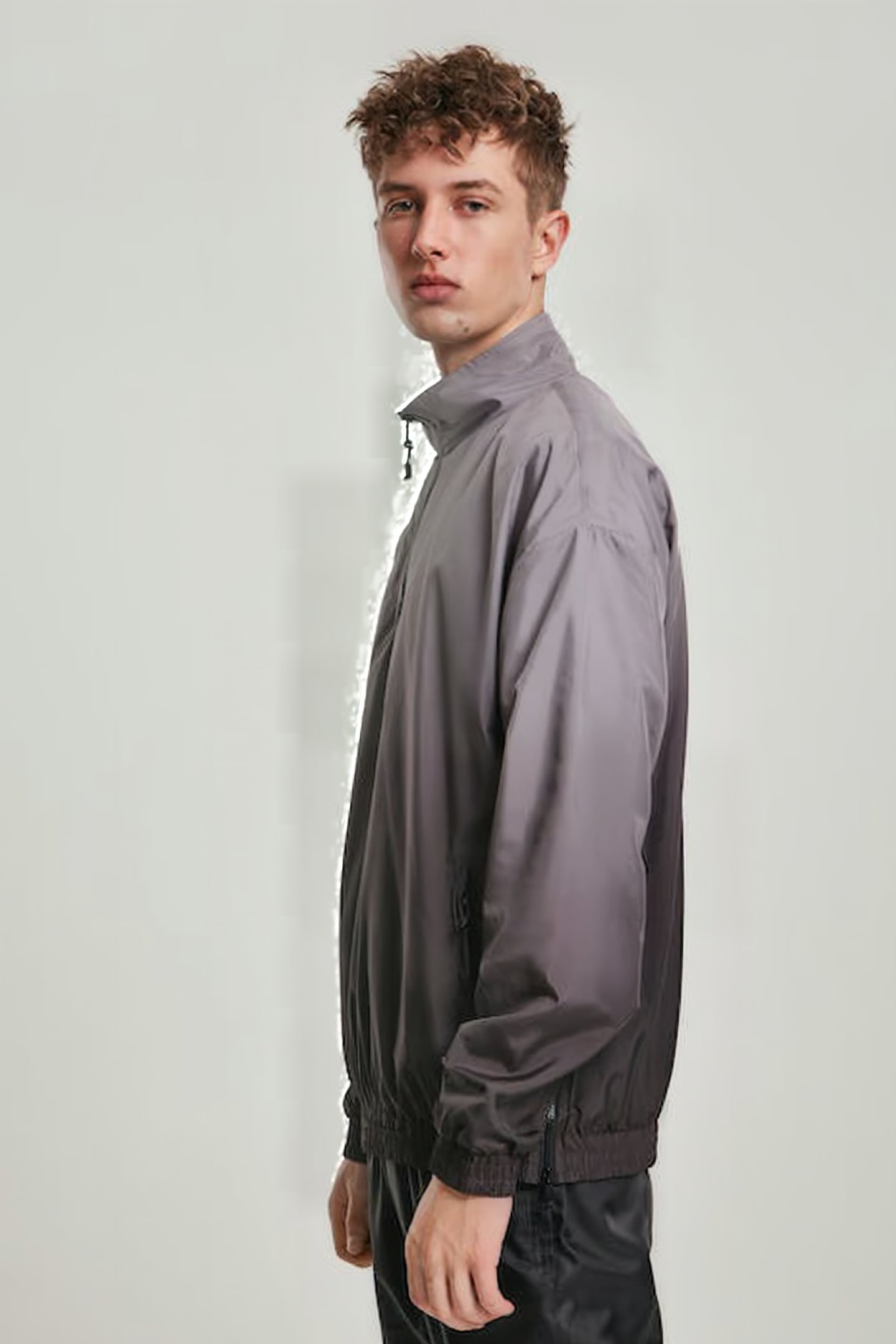 GRADIENT PULL OVER JACKET BLACK/GREY 7