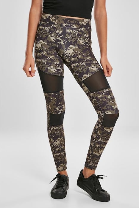 LADIES CAMO TECH MESH LEGGINGS WOOD DIGITAL CAMO 2