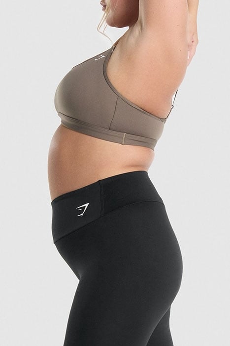 GYMSHARK SCOOP NECK SPORTS BRA - BROWN 3