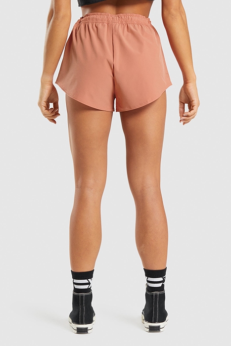 GYMSHARK KK FIT WOVEN SHORTS - EARTH ORANGE 2