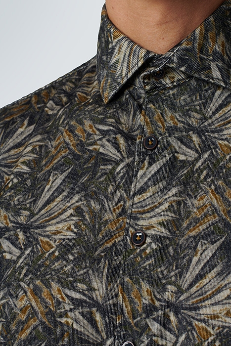 SHIRT ALLOVER PRINTED CODUROY RESPONSIBLE CHOICE OLIVE 5