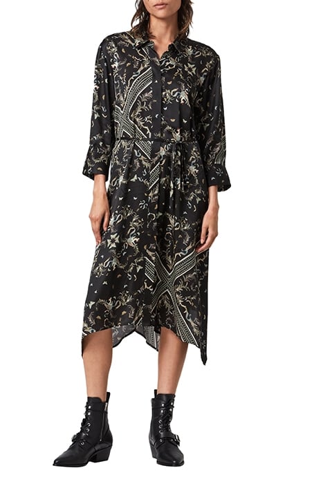 MAIA ASSAM DRESS BLACK 1