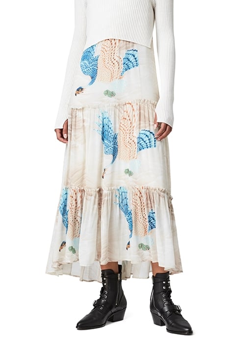 TILLY SWOOP DRESS ECRU WHITE 5