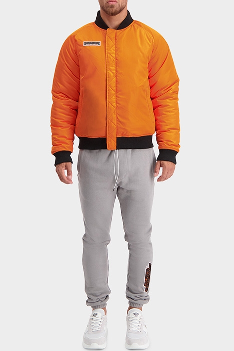 F-21 BOMBER JACKET BLACK/ORANGE 5