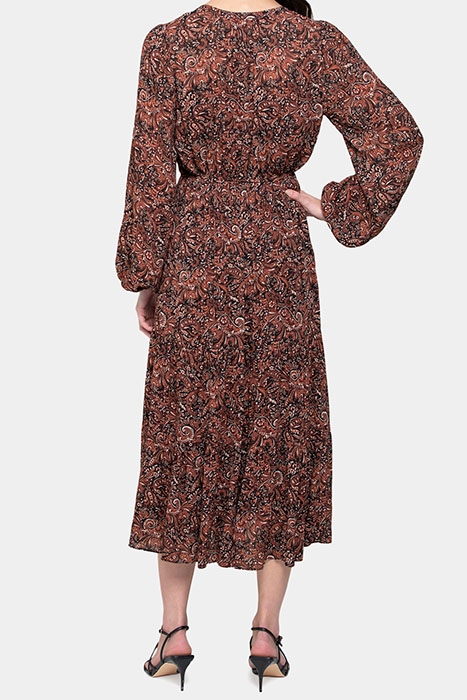 MIKA SMOCK MIDI DRESS FOLK PAISLEY FOLK PAISLEY 2