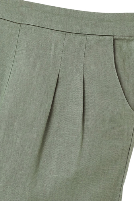 MAISON LINEN TROUSER SAGE GREEN PLAIN 5