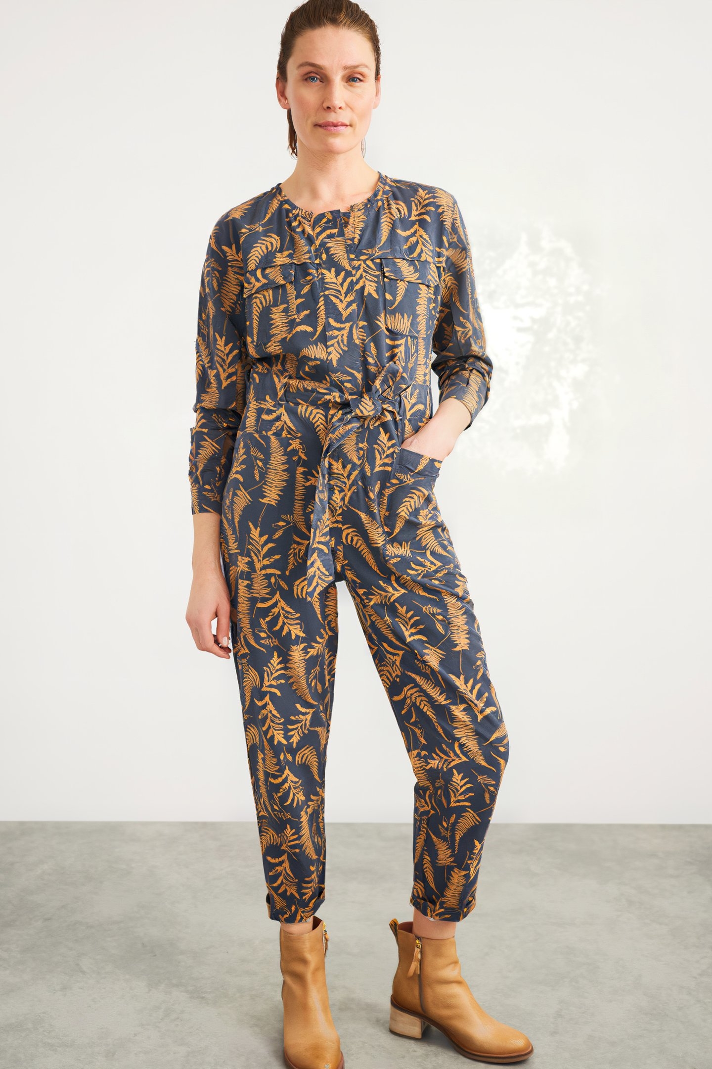 ASHLEY JUMPSUIT BROWN 2