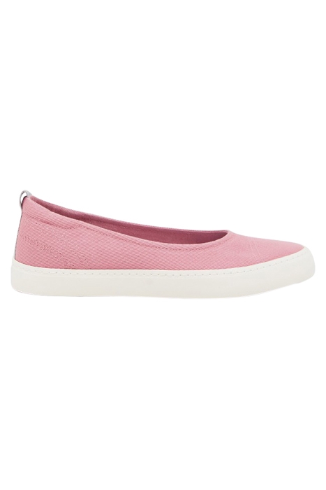 CANVAS BALLET PUMP BRIGHT PINK 1