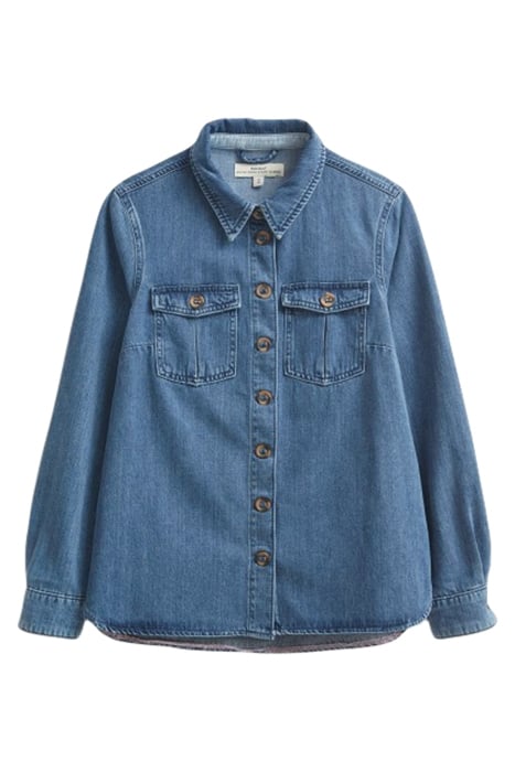 BLAIR DENIM SHIRT MID DENIM 1