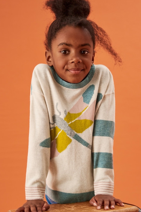 MINI DRAGONFLY JUMPER NATURAL MULTI 2