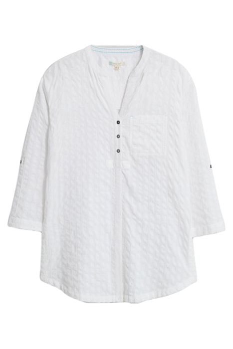 RHIANNON LONGERLINE SHIRT NAT WHITE 1