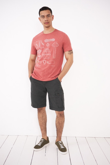 KEGWORTH CARGO SHORT WASHED BLACK 3