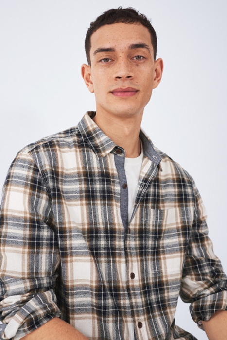 ELDER CHECK SHIRT NATURAL MULTI 2