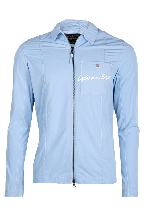 PANELLED OVERSHIRT BLUE WATER 1