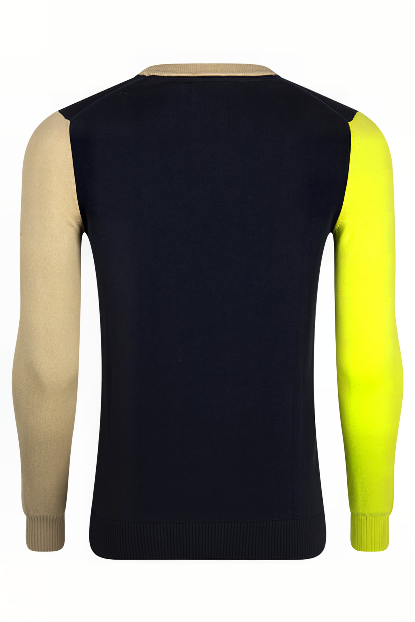 CONTRAST CREW NECK DARK NAVY 2