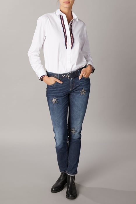 FITTED STONE JEANS BLUE 4