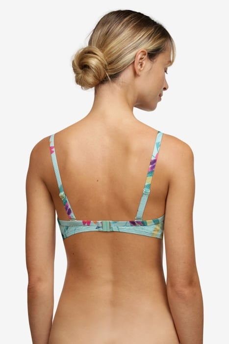 SW BRA TSHIRT BRI TROPICAL LILY FLOWERS PRINT 3