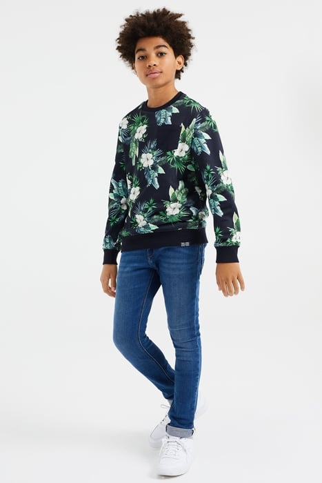 JONGENS SKINNY FIT JEANS MET STRETCH BLUE 3