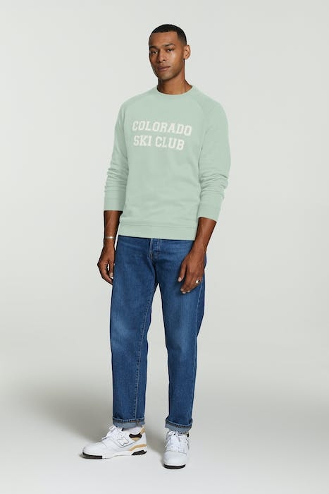 MEN COLORADO SKI SWEATER SEA FOAM GREEN 3