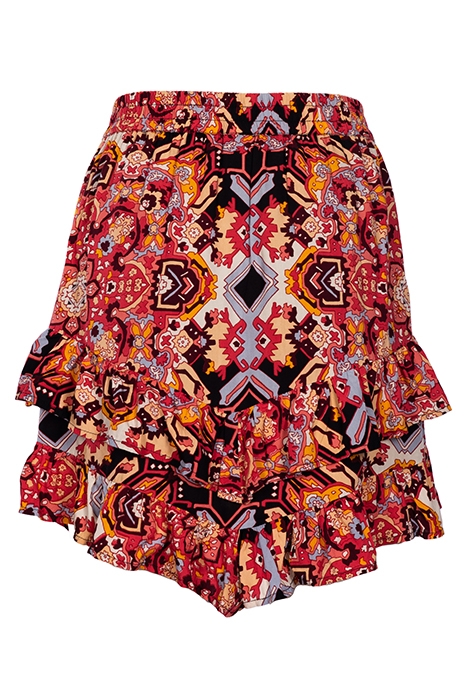 LADIES BOLOGNA SKIRT BOHO AZTEC OLD RED 5