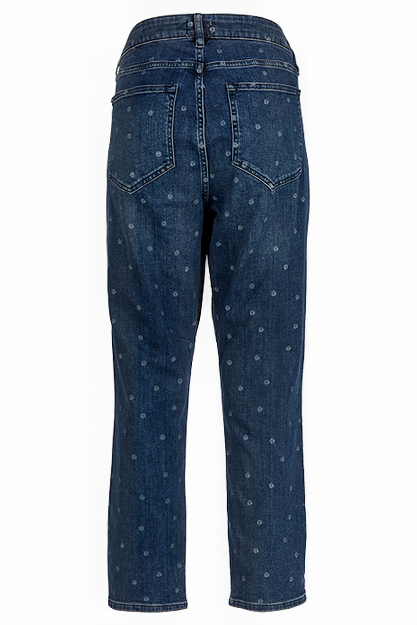 STRAIGHT PRINTED CROP LIGHT DENIM 2