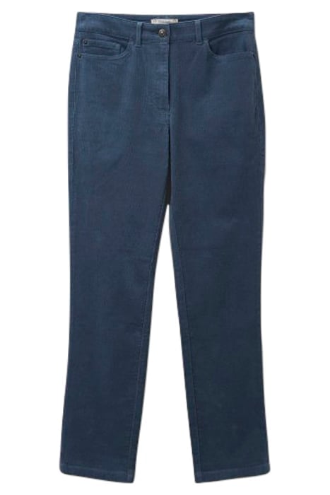 BROOKE STRAIGHT CORD TROUSER  BLUE 1