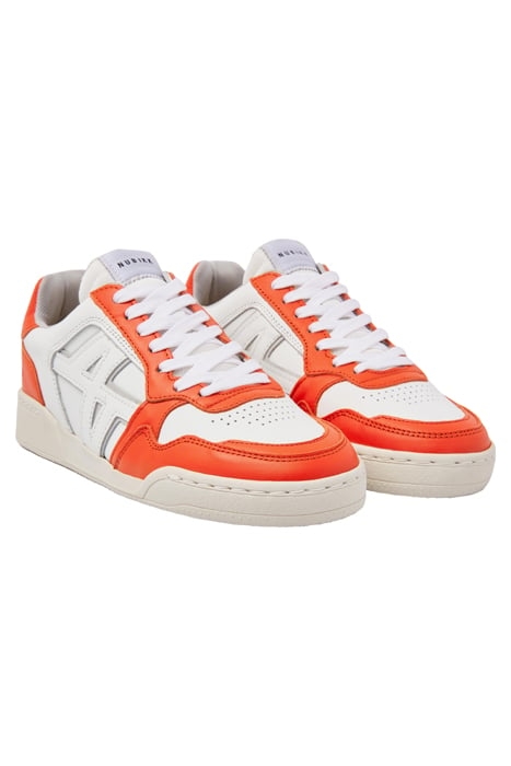 BLUEBERRY VAIPER (L) WHITE LEATHER - ORANGE WHITE LEATHER -  3