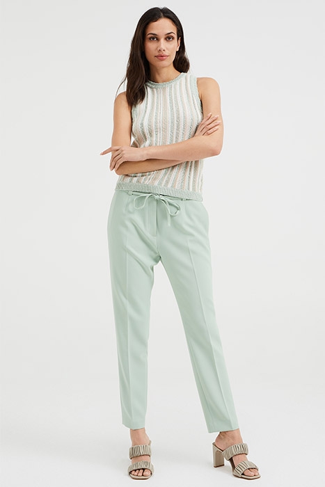 DAMES PANTALON MET CEINTUUR MINT GREEN 4