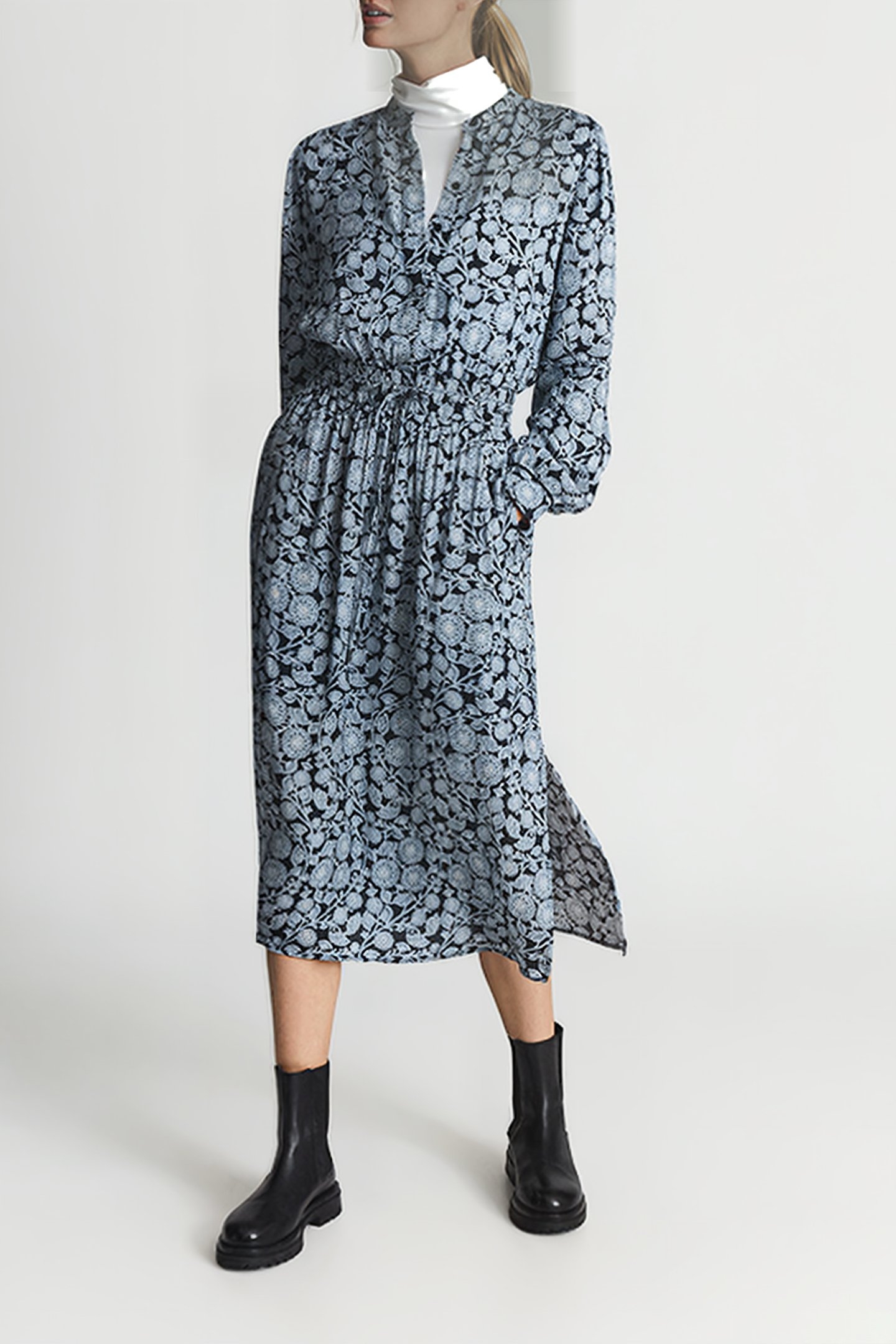 TRINA DRESS SHIRT BLUE 1