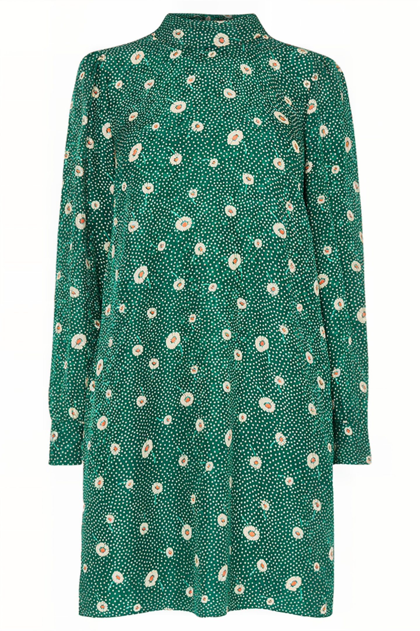GEORGE MINI DRESS EVERGREEN 1