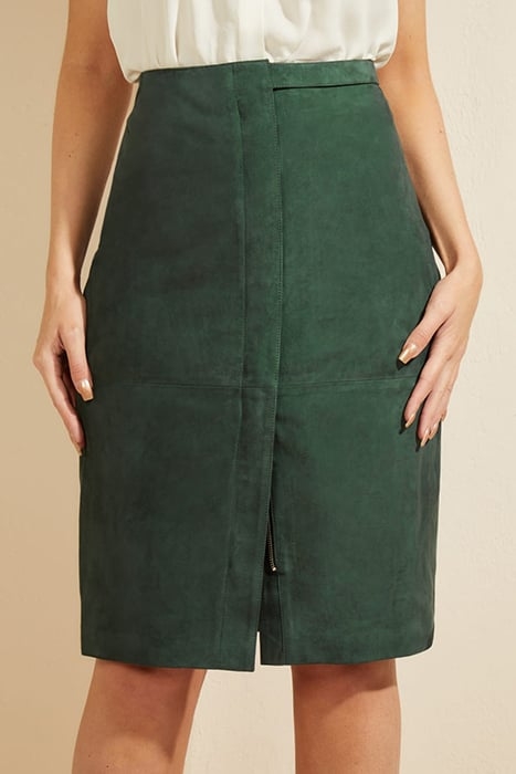 MARCIANO BY GUESS INFLUENTIAL SUEDE SK CHENILLE GREEN 1