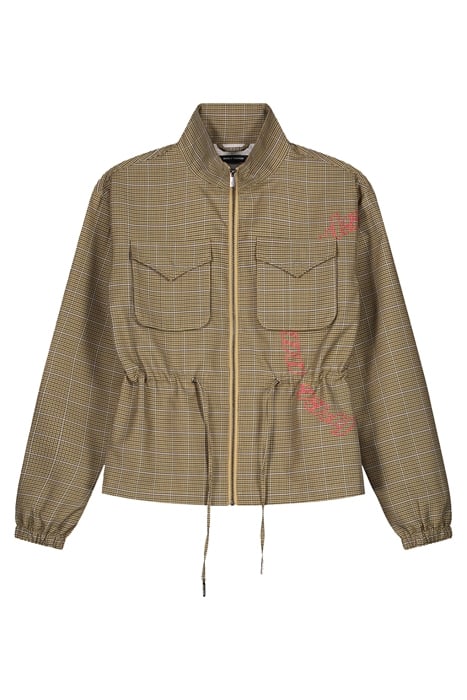 SAND CHECKED KANO JACKET 2