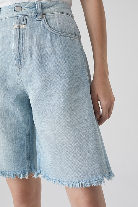 STRAIGHT LEG SHORTS MID BLUE 5