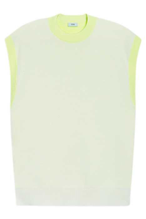 WOMEN VEST CREW NECK IVORY 4