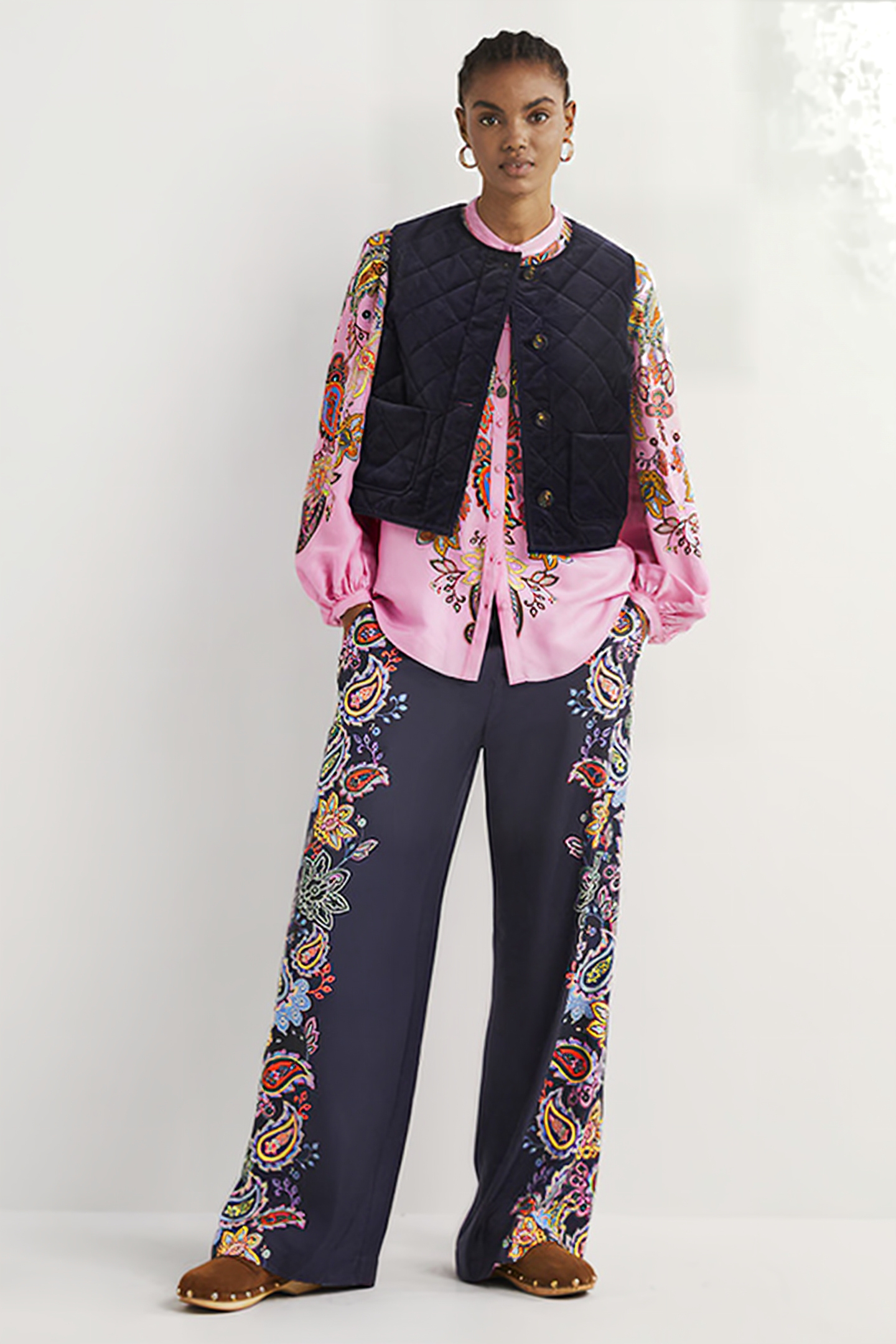 PULL ON FLUID TROUSERS NVY 3