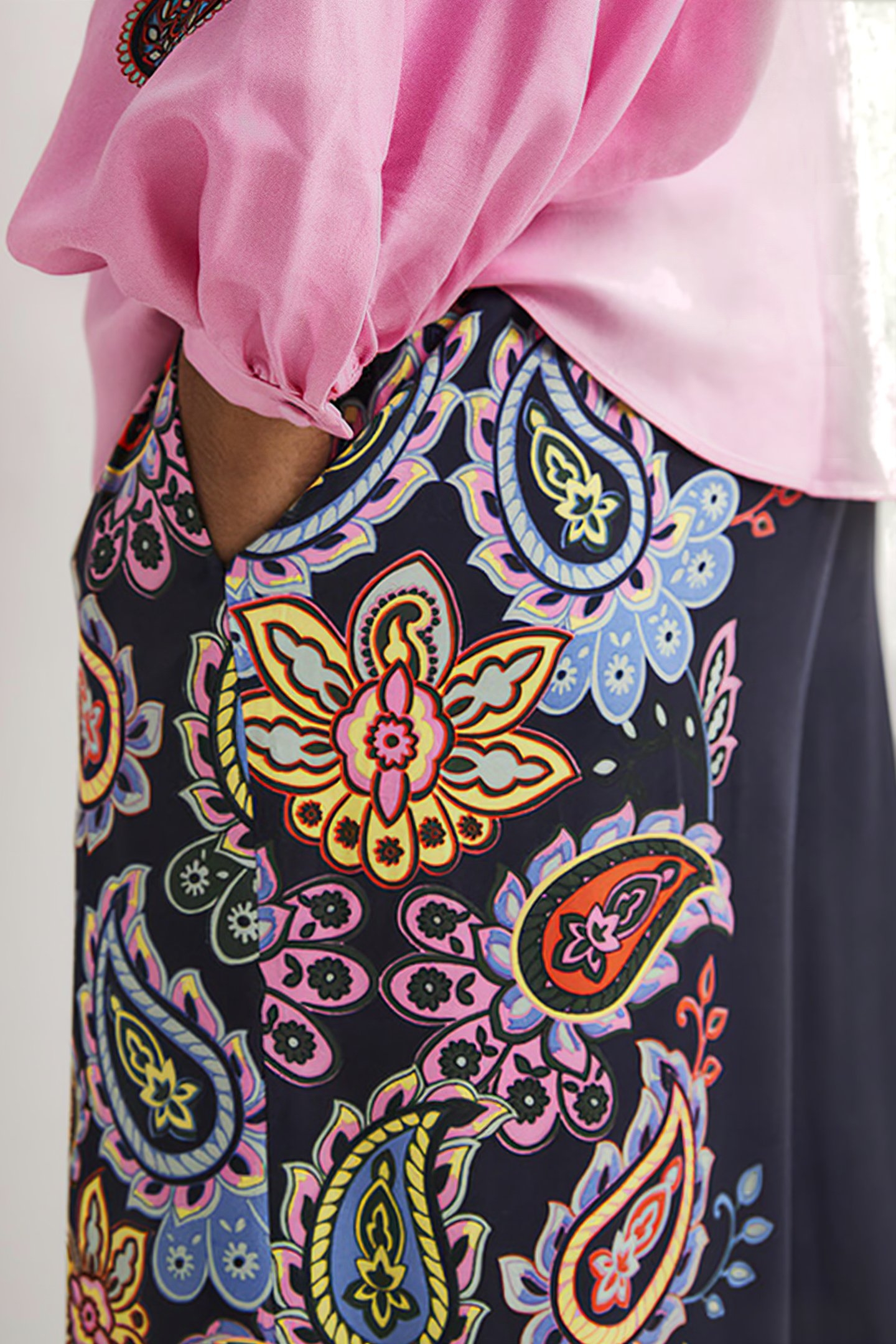 PULL ON FLUID TROUSERS NVY 4