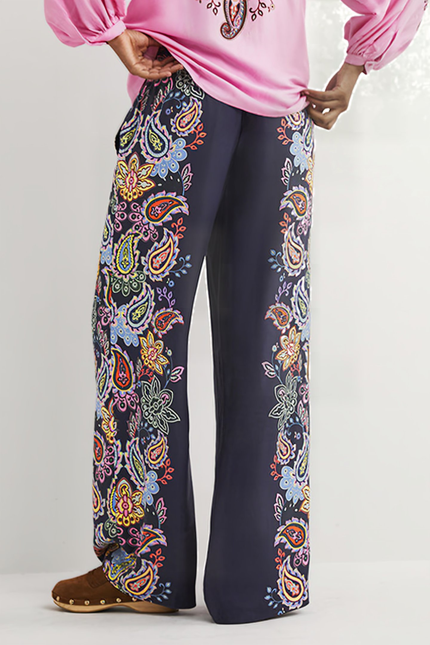 PULL ON FLUID TROUSERS NVY 2