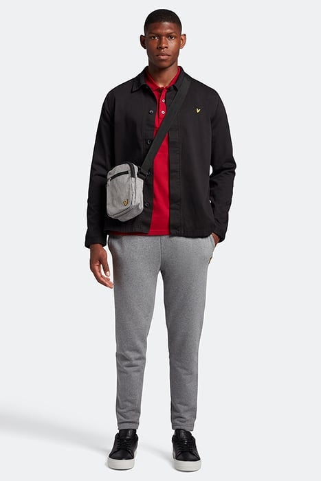 WASHED DRILL OVERSHIRT JET BLACK 3