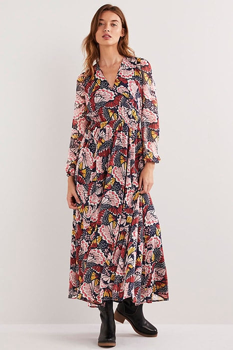 METALLIC DETAIL MAXI DRESS MUL 1