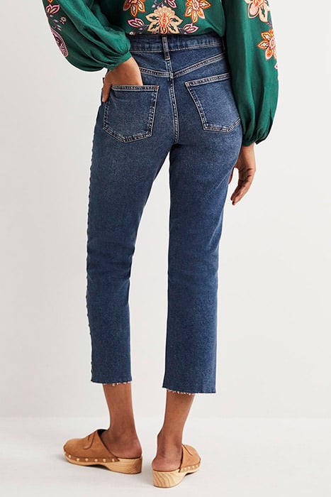 RELAXED STRAIGHT STUDDED JEANS DEN 2