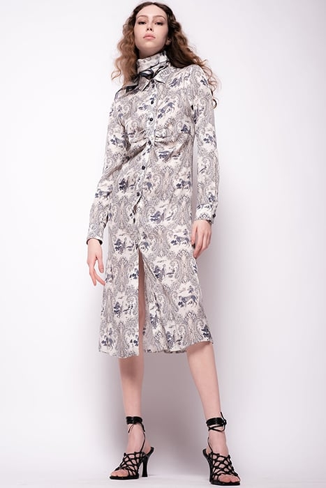 CARBONIA 1 CHEMISIER TWILL ST. ECRU/NAVY 1