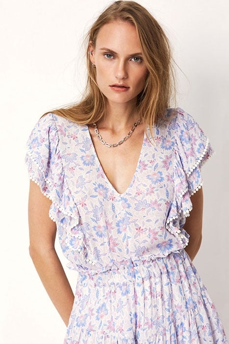 DOILLON PRINTED TOP MULTICOLOUR 2