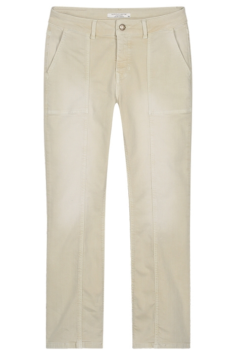 BOOTCUT CROPPED PANT SLUBBY STRETCH TWILL WHITES WHITES 4