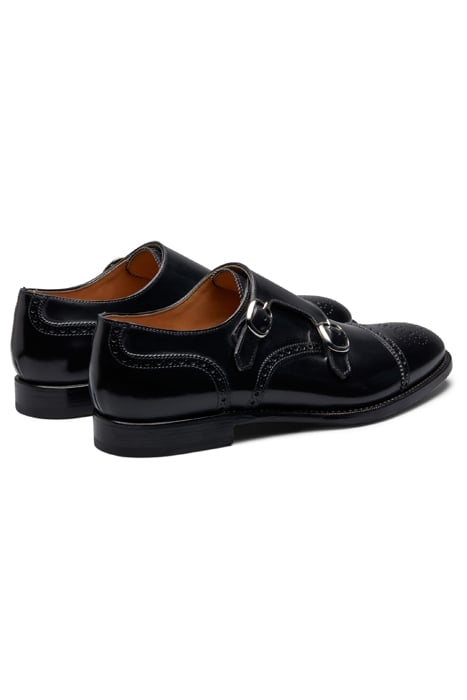 BLACK DOUBLE MONK STRAP 4