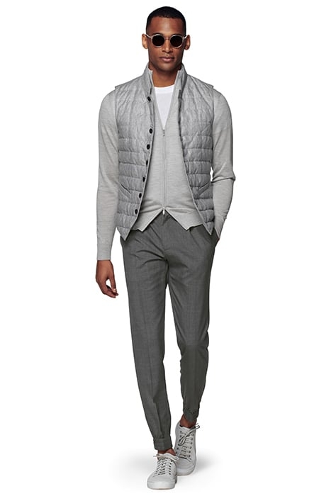 LIGHT GREY DOWN VEST 4
